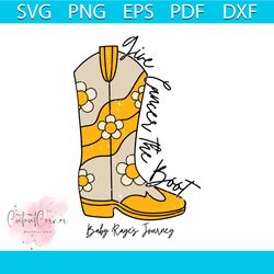 give cancer the boot svg baby rayes journey svg cricut file