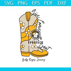 give cancer the boot svg baby rayes journey svg cricut file