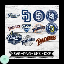 san diego padres svg, slipart svg, mlb, baseball, cricut file, svg