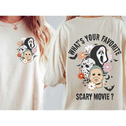 horror movie halloween png, halloween shirt design png, halloween png, groovy sublimation, retro halloween png, sublimat