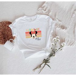 Vintage Minnie Tshirt, Retro Minnie Shirt, Minnie Gift Shirt, Disneyland Shirt, Disney World Shirt, Disney Vacation Shir