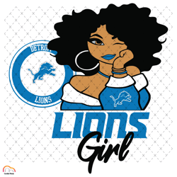 detroit lions girl svg, sport svg, detroit lions svg, detroit svg, lions svg, lions football team, super bowl svg, detro