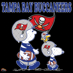 tampa bay buccaneers charlie brown and snoopy svg, sport svg, tampa bay svg, buccaneers football team, buccaneers svg, t