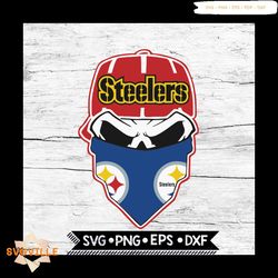 pittsburgh steelers svg, nfl svg, skull svg files for cricut, football svg, cricut file, svg