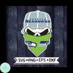 seattle seahawks svg, nfl svg, skull svg files for cricut, football svg, cricut file, svg