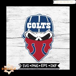 indianapolis colts svg. nfl svg, skull svg files for cricut, football svg, cricut file, svg