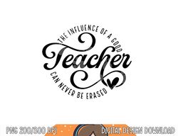 the influence of a good teacher can never be erased 100 days  png, sublimation copy