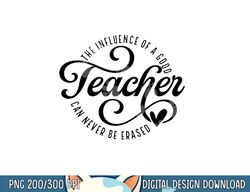 the influence of a good teacher can never be erased 100 days  png, sublimation copy