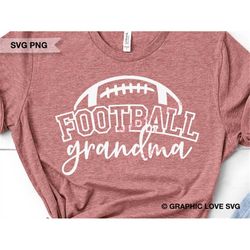 football grandma svg, football grandma png, football grandma shirt iron on png, football grandma sublimation png, cricut