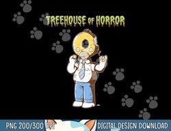 the simpsons treehouse of horror homer donut head halloween png, sublimation copy