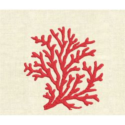 machine embroidery design coral reef, corals, summer, beach, marine