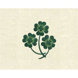 machine embroidery designs 3 shamrocks