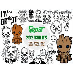 groot svg bundle, baby groot svg, i am groot svg, groot png, groot sticker svg, groot clipart, groot sublimation, groot