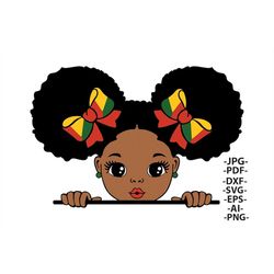 peekaboo svg, afro girl svg, juneteenth svg, cute girl svg, black girl svg, african american svg, black girl shirt, afro