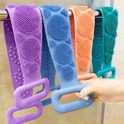 body sponge silicone brushes bath towels scrubber rubbing