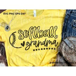 softball grandma svg, cute gift for grandma svg, softball grandma shirt iron on png, softball grandma shirt svg, love so