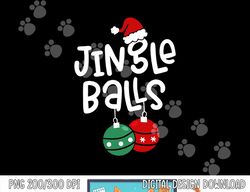 tinsel tits and jingle balls funny matching christmas couple  png, sublimation
