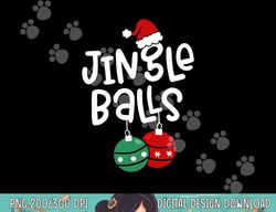 tinsel tits and jingle balls funny matching christmas couple  png, sublimation