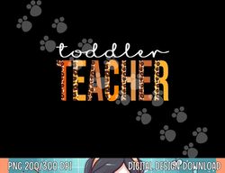 toddler teacher leopard squad cute fall autumn thanksgiving png, sublimation copy