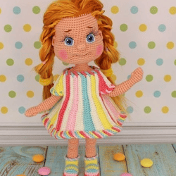 crochet doll pattern this pattern is written in english language (usa terminology)