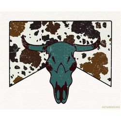 cowhide pattern retro western county marlboro logo png, western sublimation, distressed cow print, digital download