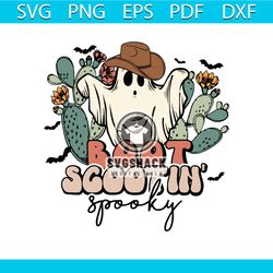 cowboy ghost baby funny halloween svg file for cricut