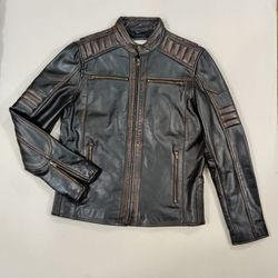 leather jacket motorcycle man