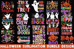 halloween sublimation design bundle