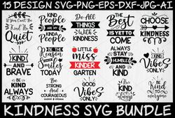 kindness svg bundle