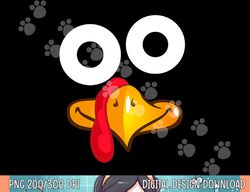 turkey face thanksgiving funny costume png, sublimation copy