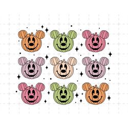 happy halloween svg, trick or treat svg, halloween mouse svg, halloween svg, retro spooky season, halloween pumpkin svg,