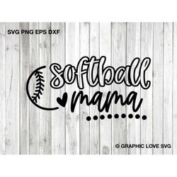 softball mama svg, cute softball mama png, game day softball mama shirt iron on png, love softball family svg, cricut