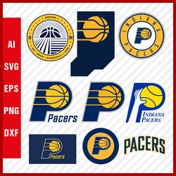 indiana pacers logo svg - pacers svg cut files - pacers png logo - nba logo