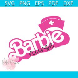 nurse doll funny barbie nurse svg graphic design file