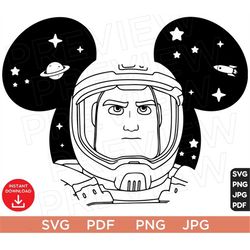 toy story svg clipart, buzz lightyear toy story svg disneyland ears svg png clipart, cricut design cut file cricut, silh