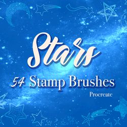 star stamps brushes for procreate