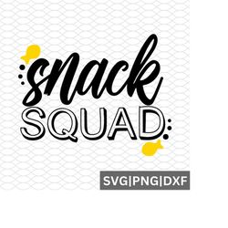 snack squad svg | friend group svg | funny kid svg | funny toddler shirt svg | snack svg | goldfish svg