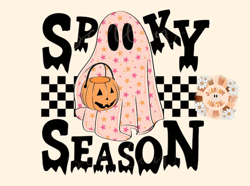 spooky season png-halloween sublimation digital design download-cute ghost png, little girl png, spooky girl png, trendy