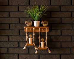 wooden wall lamp twoman walnut, e14 ,sconce, wooden night light,the lamp in the nursery,lamp in the dining room