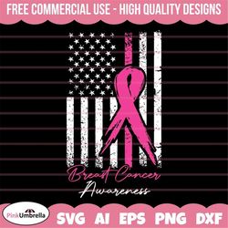 pink ribbon american flag, breast cancer svg, breast cancer png, breast cancer awareness, breast cancer, pink ribbon png