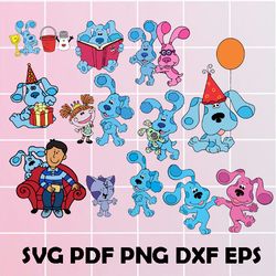 blues clues clipart, blues clues svg, blues clues png, blues clues eps, blues clues pdf, blues clues dxf, blues clues