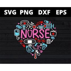 Nurse Heart svg files for cricut