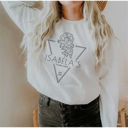 isabela's floral shop / encanto/ disney inspired pullover sweatshirt