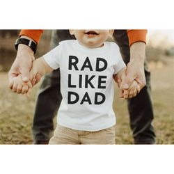 rad like dad / father's day gift / birthday gift