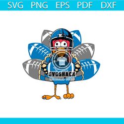 detroit lions turkey thanksgiving svg graphic design file