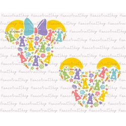 easter doodle svg, easter svg, mouse easter svg, funny easter png, bunny svg, mouse and friends easter svg, spring svg,