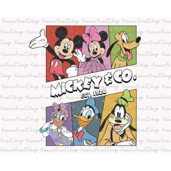 mouse and friends png, family vacation png, family trip png, colorful vacay mode png, magical kingdom png, vacay mode pn