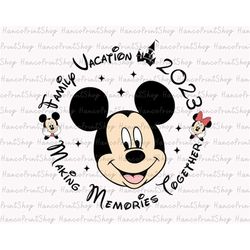 family vacation 2023 svg, family trip 2023 svg, magical kingdom svg, making memories together svg, family vacation shirt