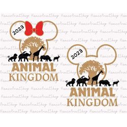 bundle animal kingdom svg, wild trip svg, family trip 2023 svg, mouse head svg, vacay mode svg, family trip shirt, digit