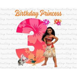 birthday princess png, my 3rd birthday png, happy birthday png, birthday shirt png, birthday sublimation design, gifts f